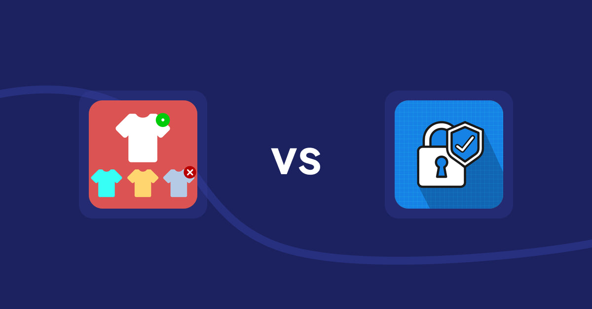 Shopify Product Display Apps: ST: Product & Collection Sort vs. B2B Essential Locks