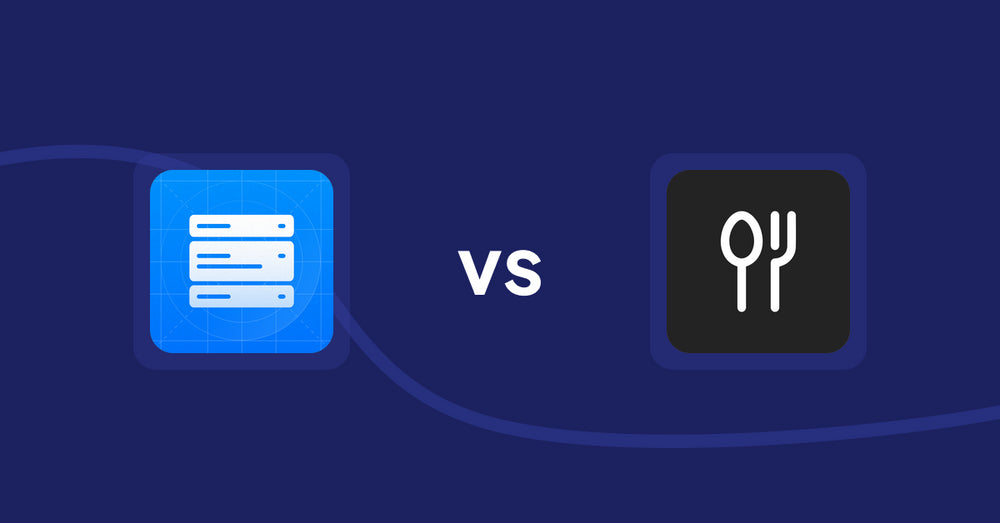 Shopify Product Display Apps: EasySlide Accordion Tabs & FAQ vs ServeUp - Restaurant Menu