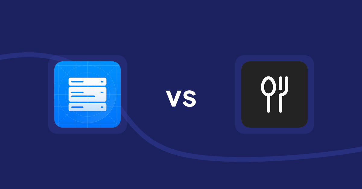 Shopify Product Display Apps: EasySlide Accordion Tabs & FAQ vs ServeUp - Restaurant Menu