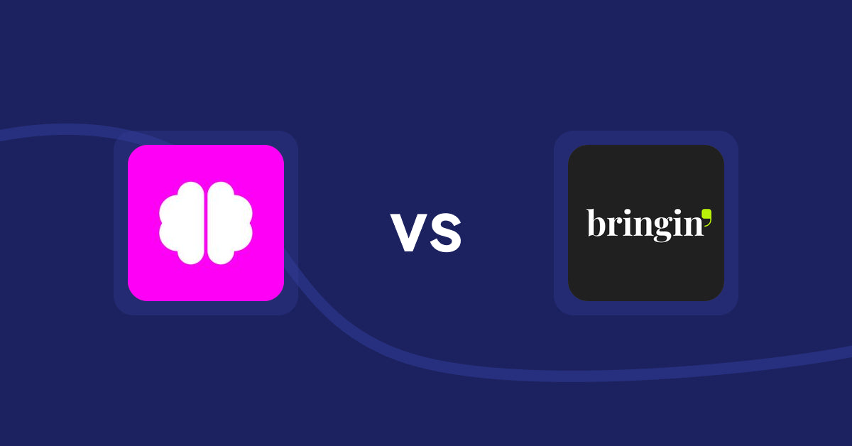 Shopify Product Display Apps: Brainy: AI SEO & Content Boost vs Bringin