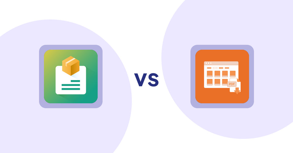 Shopify Product Display Apps: Product Descriptions by AMP vs Meetanshi PDF Product Catalog