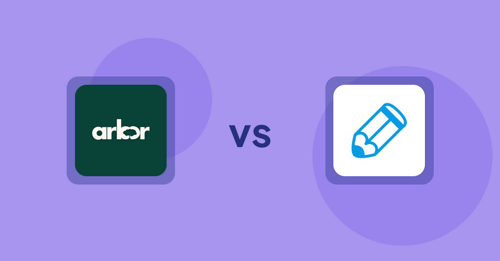 Shopify Product Display Apps: Arbor ― Carbon Transparency vs Writer Sofia