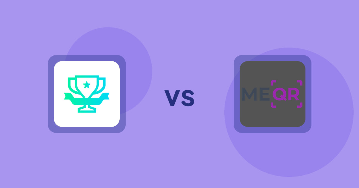 Shopify Product Display Apps: らくらくランキング表示アプリ｜リテリア Ranking vs ME‑QR