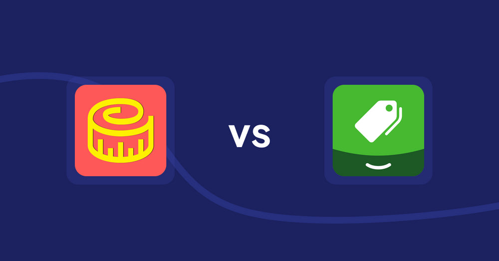 Shopify Product Display Apps: Snake Size Chart & Size Guide vs VIBE Shoppable Instagram Feed