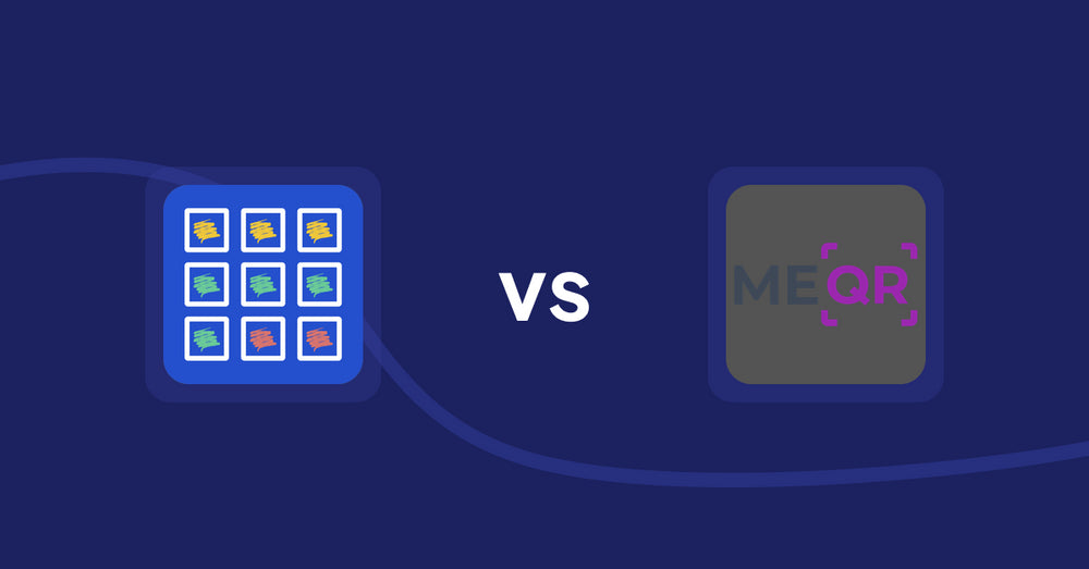 Shopify Product Display Apps: Pixc: Visual Merchandising vs ME‑QR