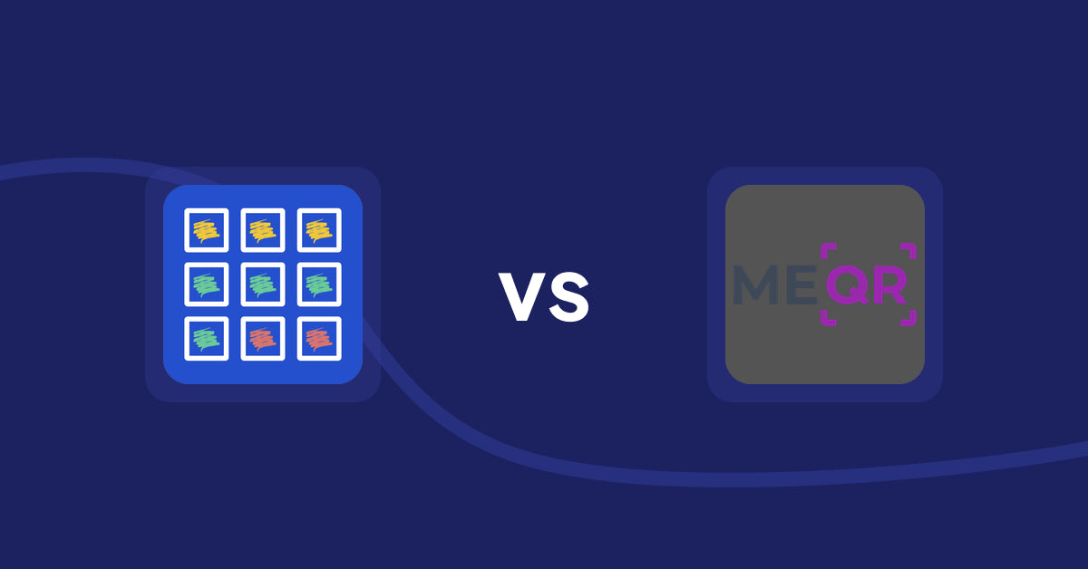 Shopify Product Display Apps: Pixc: Visual Merchandising vs ME‑QR