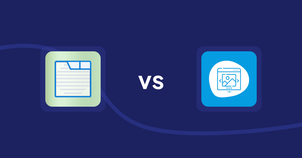 Shopify Product Display Apps: Ecom Product Descriptions vs Quick Product Navigator Slide