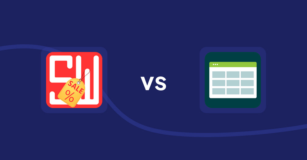 Shopify Product Display Apps: Super Watermarks ‑ Badges vs. Product Table