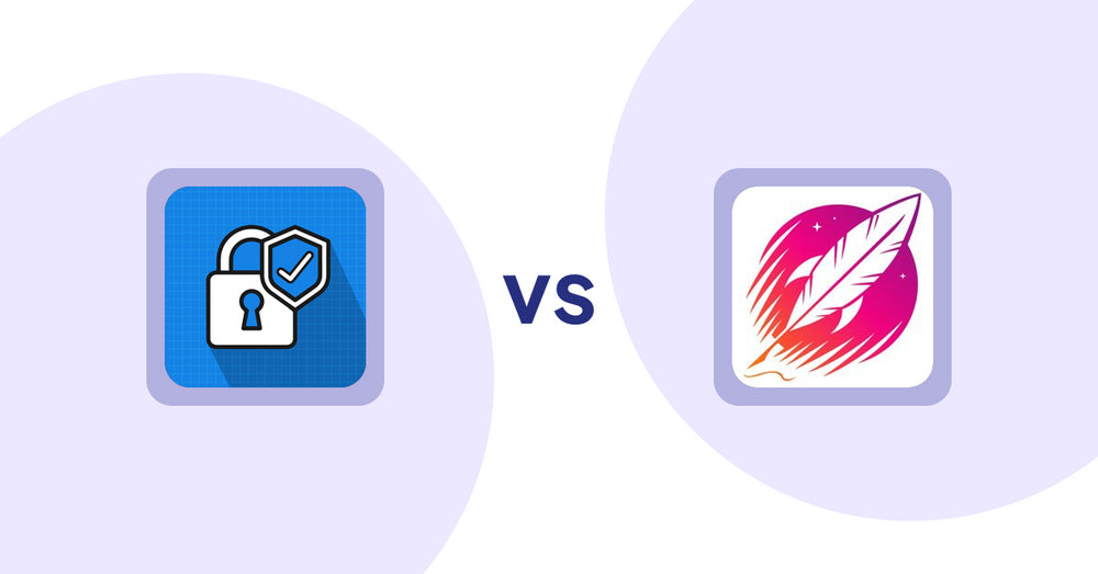 Shopify Product Display Apps: B2B Essential Locks vs Wordsmith: Content Generator