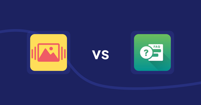 Shopify Product Display Apps: Slidy Testimonial Carousel vs FAQ Expert: Product FAQ