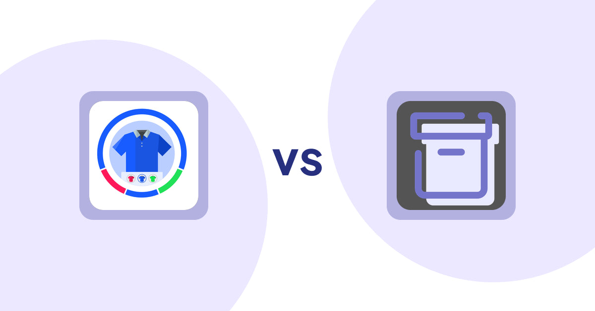 Shopify Product Display Apps: EVS ‑ Easy Variation Swatches vs Shelfify