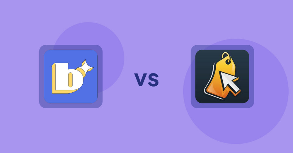 Shopify Product Display Apps: Because: CRO + Personalization vs Iconic: Product Features