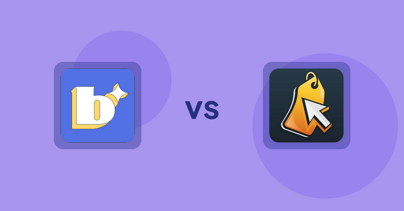 Shopify Product Display Apps: Because: CRO + Personalization vs Iconic: Product Features
