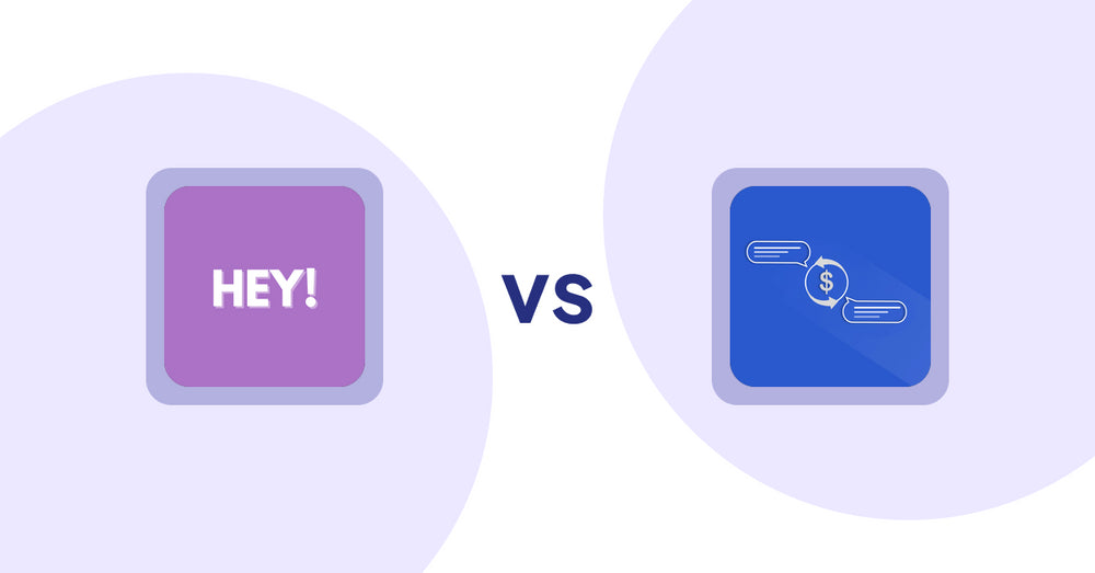 Shopify Product Display Apps: Hey! Product Page Banner & Text vs. Addify Custom Price Text