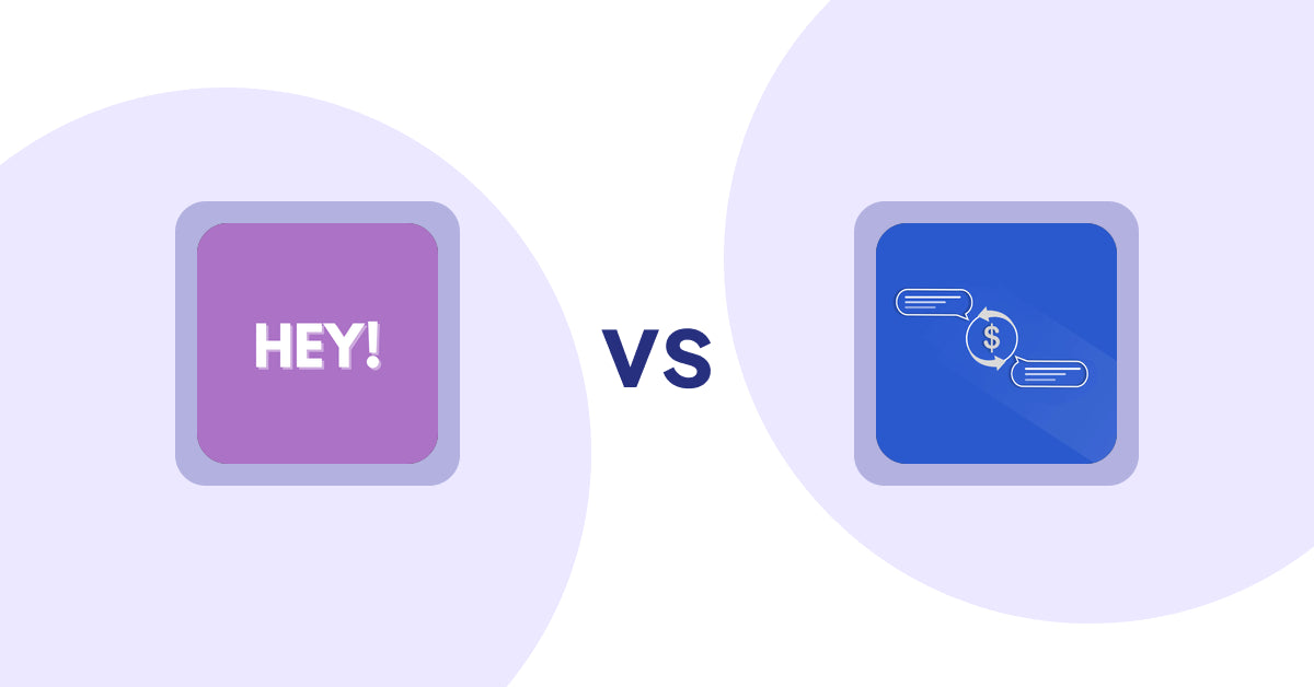 Shopify Product Display Apps: Hey! Product Page Banner & Text vs. Addify Custom Price Text