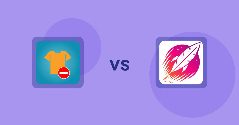 Shopify Product Display Apps: Products Unavailable vs Wordsmith: Content Generator