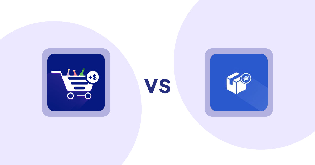 Shopify Product Display Apps: Pfand ‑ Deposit & Cart Fee vs Addify ‑ Hide Products