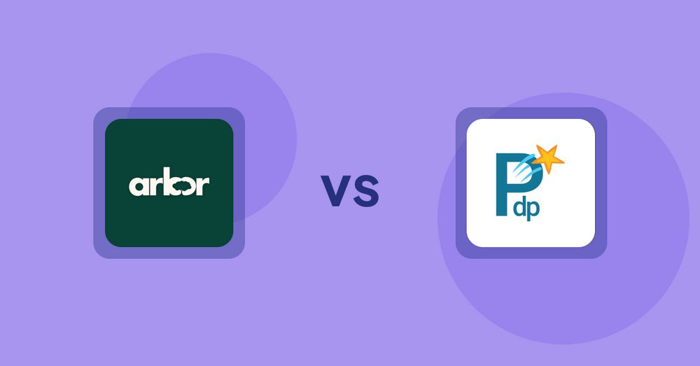 Shopify Product Display Apps: Arbor ― Carbon Transparency vs PDP Star