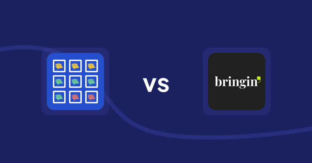 Shopify Product Display Apps: Pixc: Visual Merchandising vs Bringin