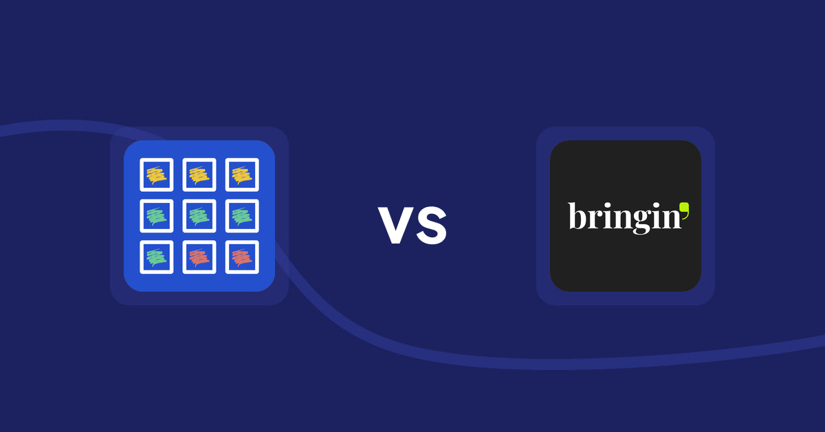 Shopify Product Display Apps: Pixc: Visual Merchandising vs Bringin