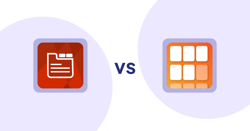 Shopify Product Display Apps: Tabs: SEO Product Tabs with AI vs Scroll Bee ‑ Infinite Scroll