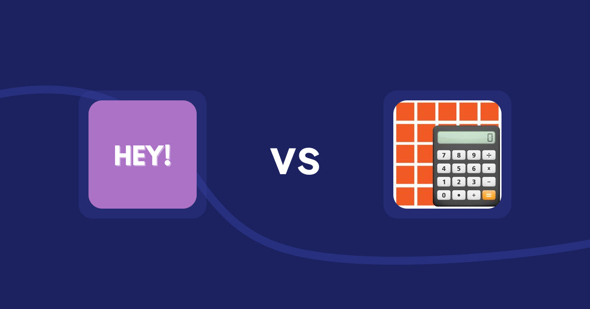 Shopify Product Display Apps: Hey! Product Page Banner & Text vs. DIY Quantity Calculator