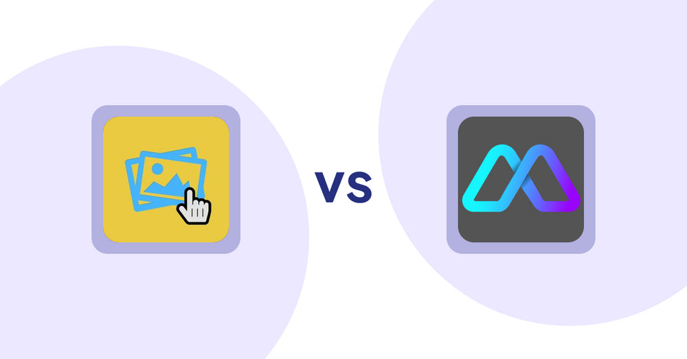 Shopify Product Display Apps: Singleton | Second Image Hover vs Metadrob: Create Virtual Store