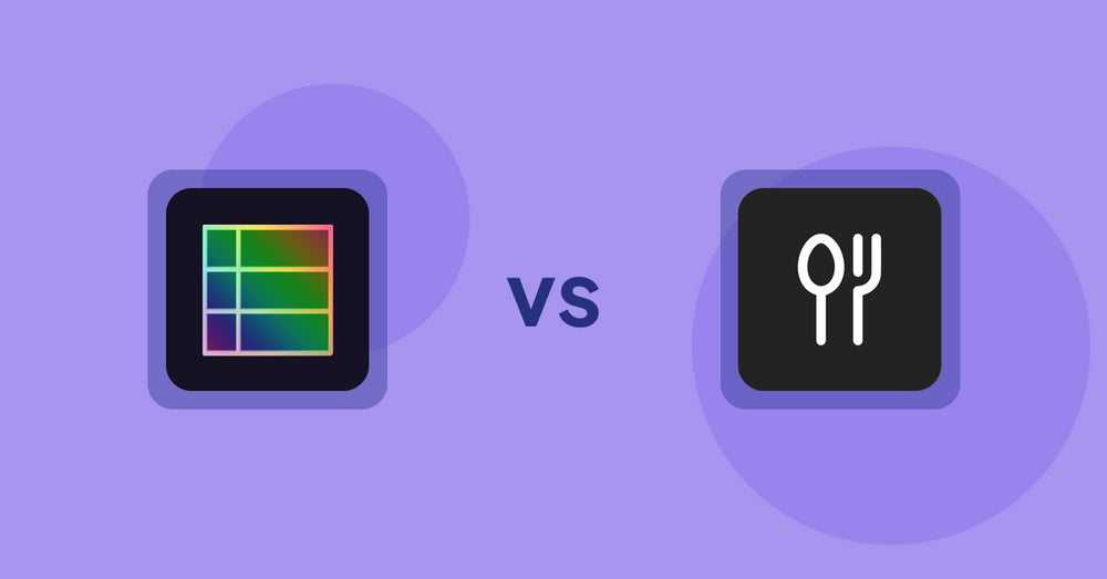 Shopify Product Display Apps: TableFlow Specification Table vs ServeUp ‑ Restaurant Menu