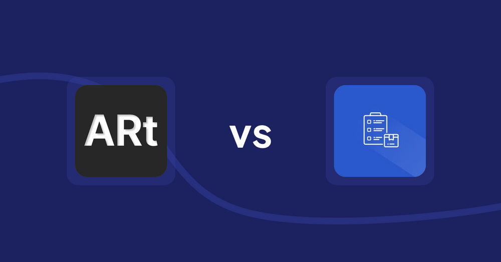 Shopify Product Display Apps: Wall Art Viewer AR vs Addify ‑ Products Table List
