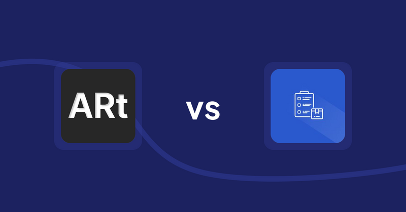 Shopify Product Display Apps: Wall Art Viewer AR vs Addify ‑ Products Table List