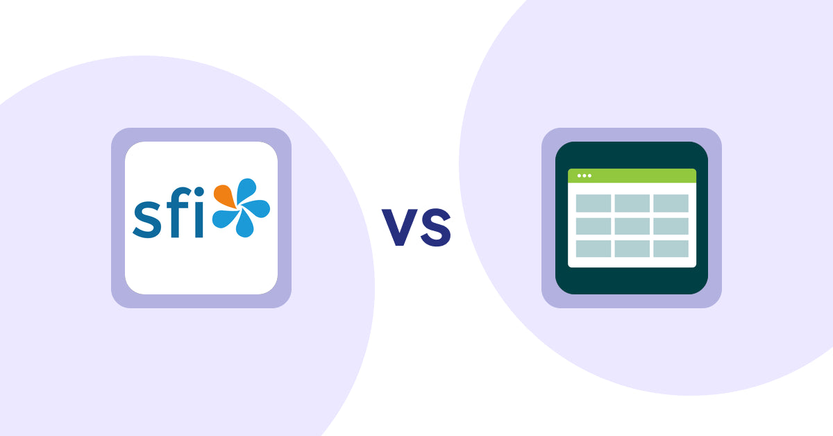 Shopify Product Display Apps: Already in Your Cart vs. Product Table