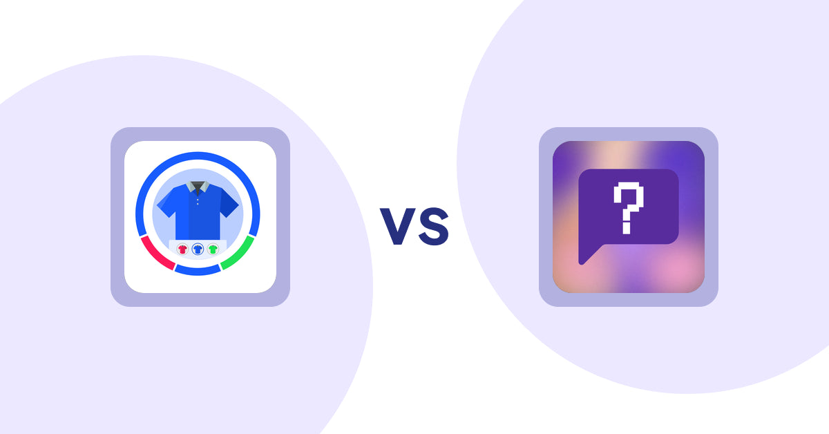 Shopify Product Display Apps: EVS ‑ Easy Variation Swatches vs FAQbucket ‑ Help Center & FAQ