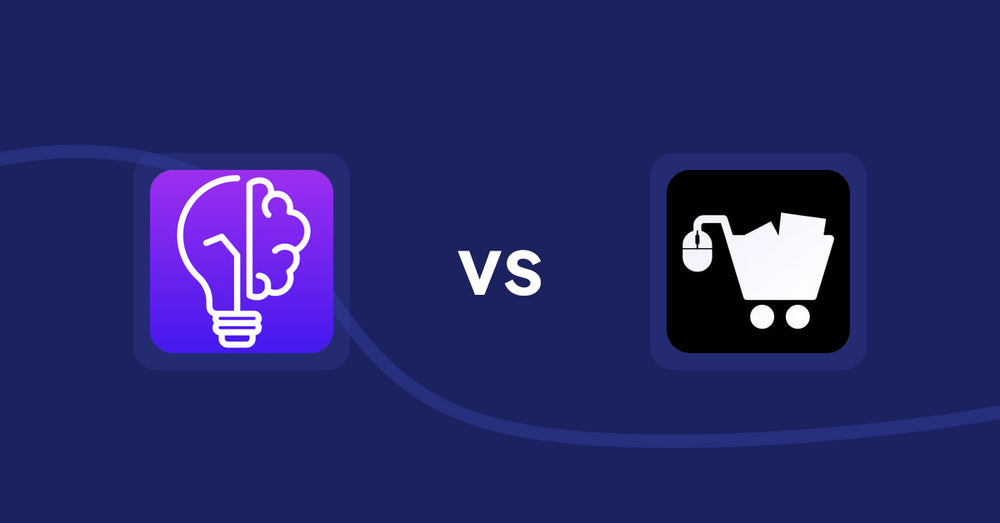 Shopify Product Display Apps: GoWise: AI Product Description vs. LM Add To Cart Sticky