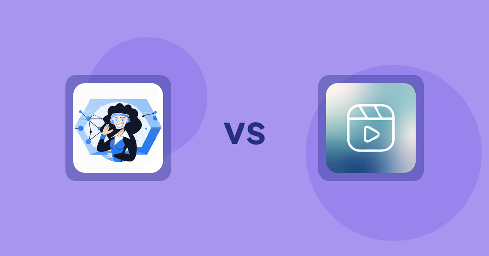 Shopify Product Display Apps: Eva AI: Optimize Descriptions vs. Reelify ‑ Shoppable Reel Video
