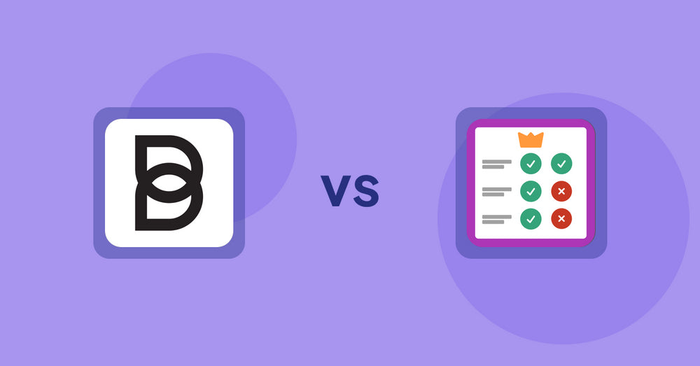 Shopify Product Display Apps: Botika: AI Models Pro Photos vs Pretty Comparison Tables