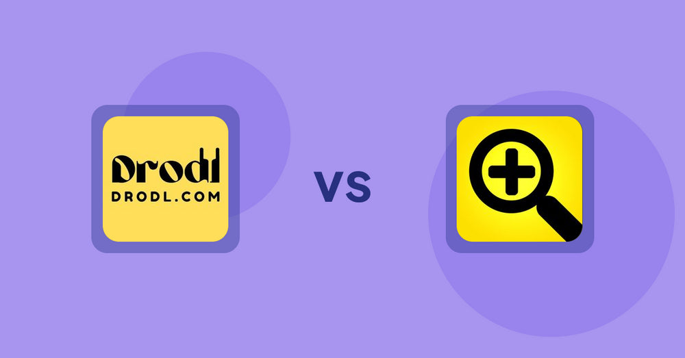 Shopify Product Display Apps: Drodl: Hide SoldOut Products vs Fast View: Fastest Quick View