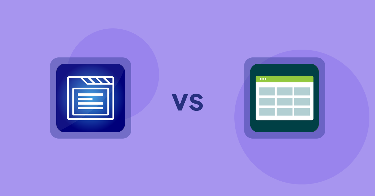 Shopify Product Display Apps: My Tabs 2.0 vs Product Table
