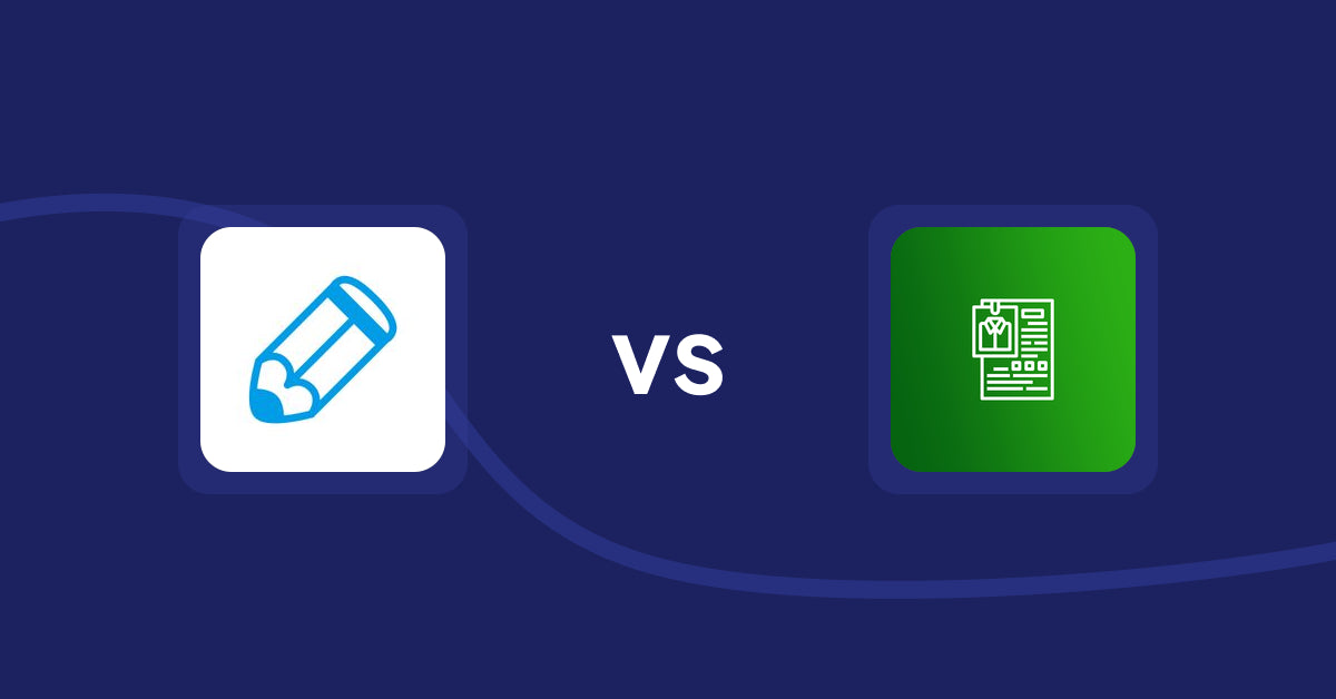 Shopify Product Display Apps: Writer Sofia vs OC Product Size Chart