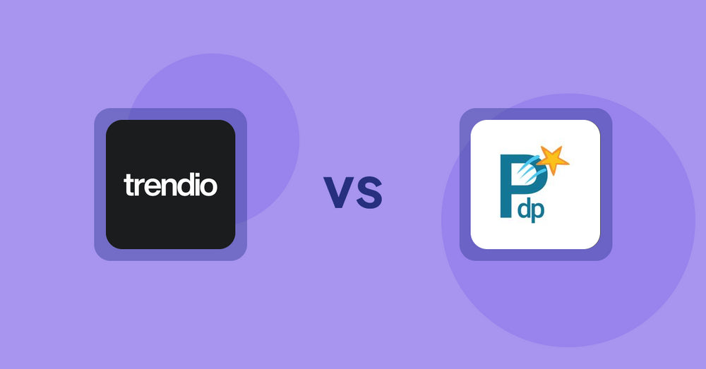Shopify Product Display Apps: Trendio vs PDP Star