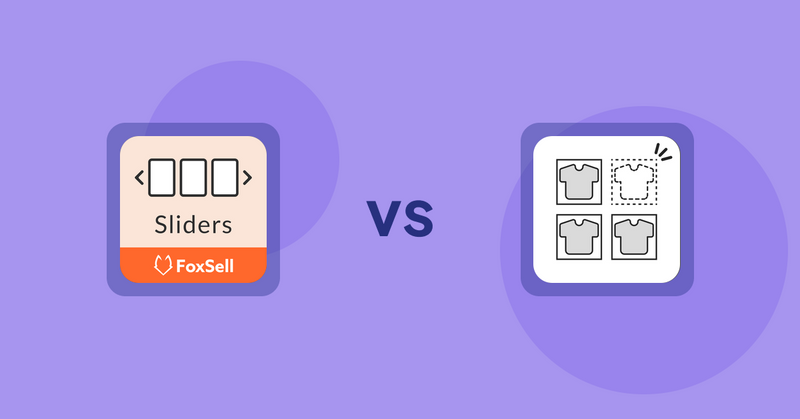 Shopify Product Display Apps: FoxSell Slider & Carousel vs シンプル売り切れ非表示｜在庫切れ商品の表示変更