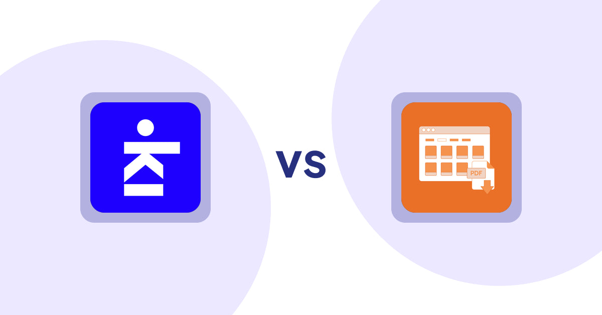 Shopify Product Display Apps: Kickflip ‑ Customize Products vs Meetanshi PDF Product Catalog