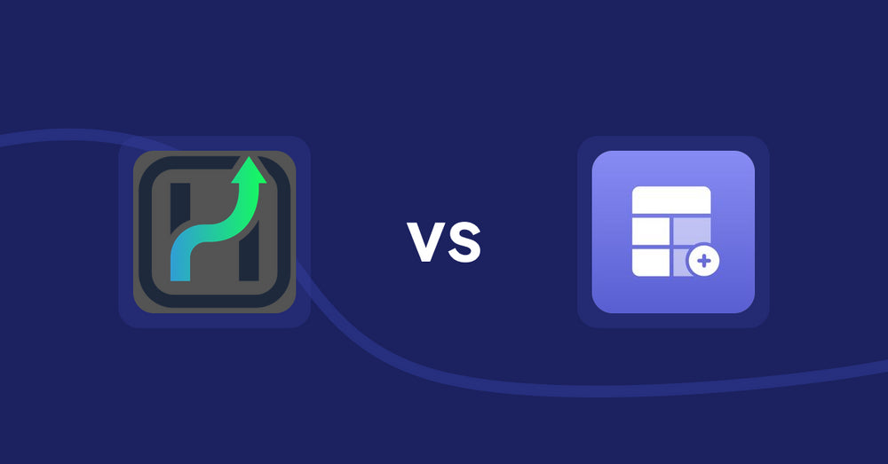 Shopify Product Display Apps: Heuristic Commerce vs Eazy Specification Tags Table