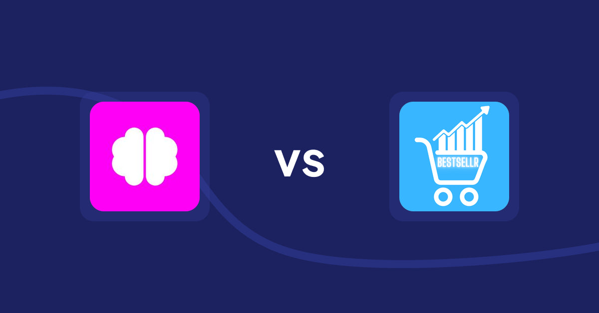 Shopify Product Display Apps: Brainy: AI SEO & Content Boost vs Bestsellr