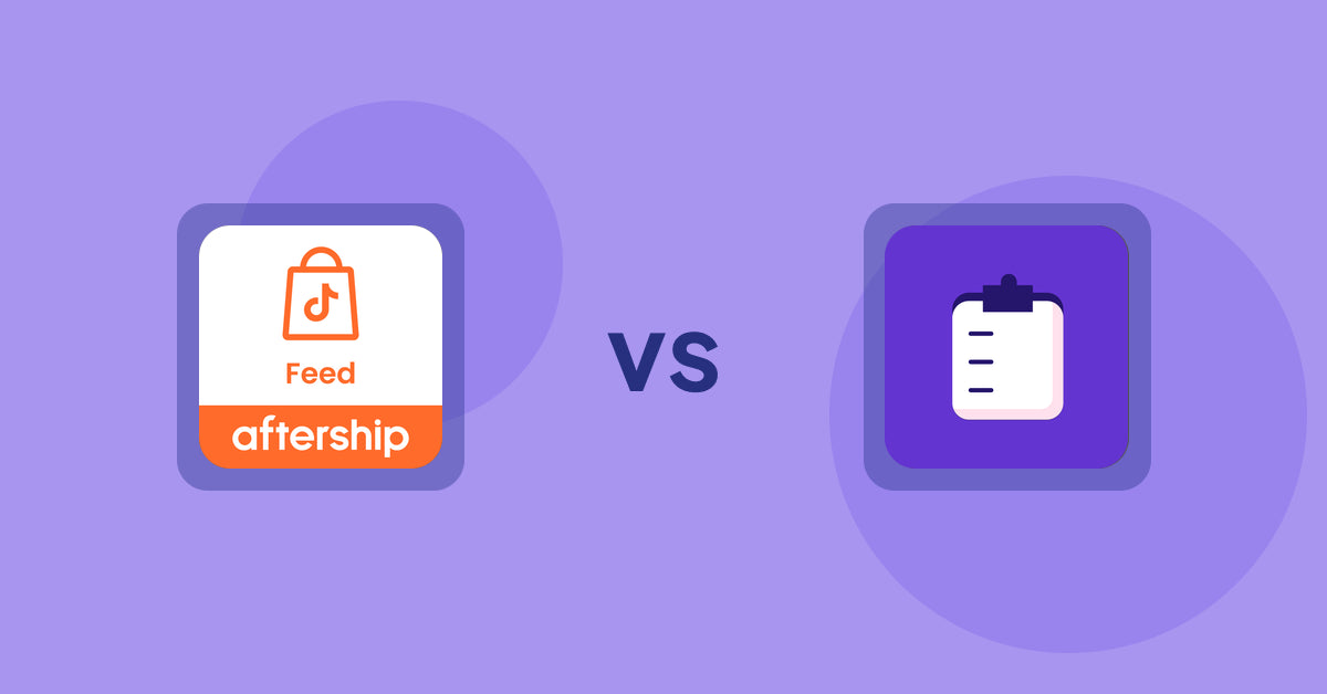 Shopify Product Display Apps: AfterShip Feed for TikTok Shop vs WSH Order Form & ReOrder