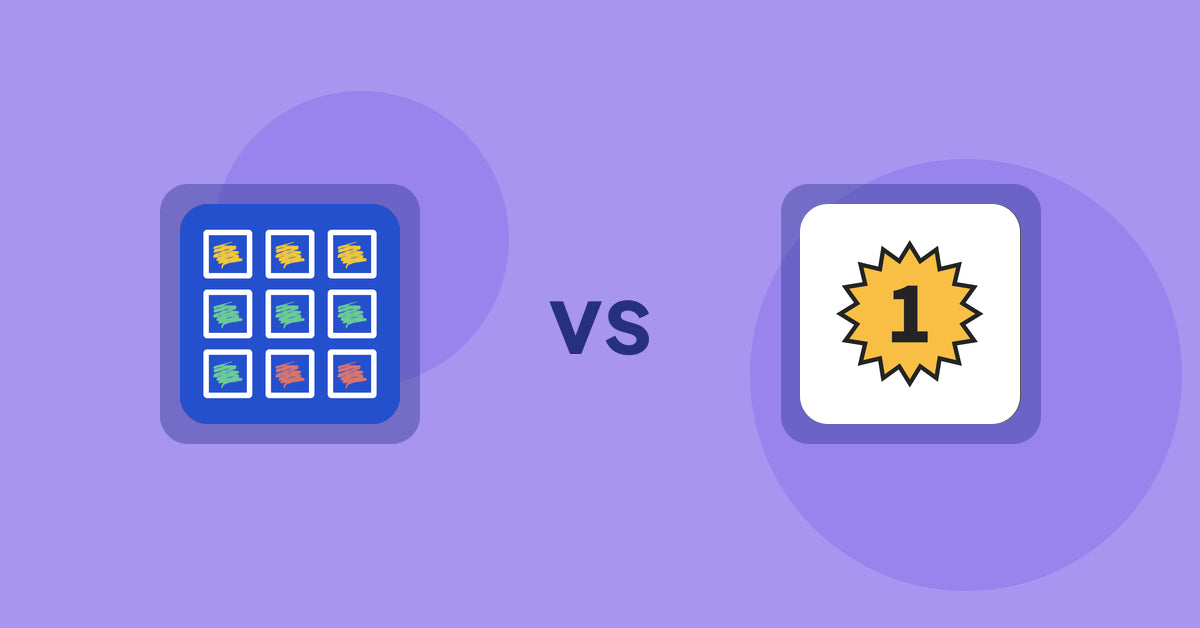 Shopify Product Display Apps: Pixc: Visual Merchandising vs UR: Smart Ranking