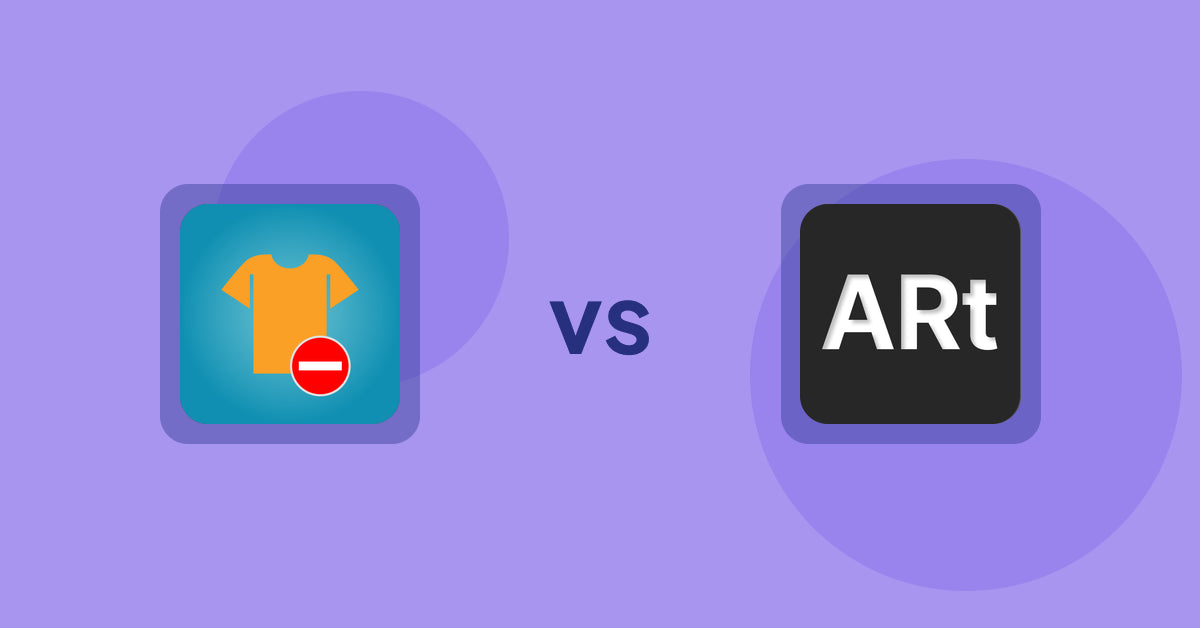 Shopify Product Display Apps: Products Unavailable vs Wall Art Viewer AR