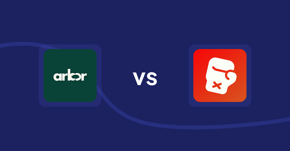 Shopify Product Display Apps: Arbor ― Carbon Transparency vs Knockout ‑ Hide Out Of Stock