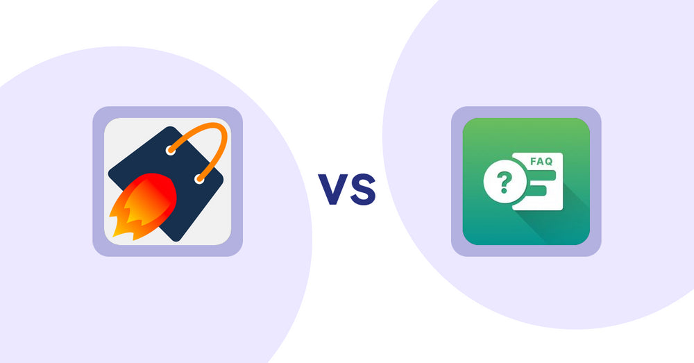 Shopify Product Display Apps: Cross Sell & Upsell Pro vs FAQ Expert: Product FAQ