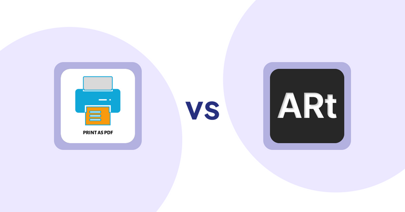 Shopify Product Display Apps: LitPDP ‑ Print as PDF vs Wall Art Viewer AR