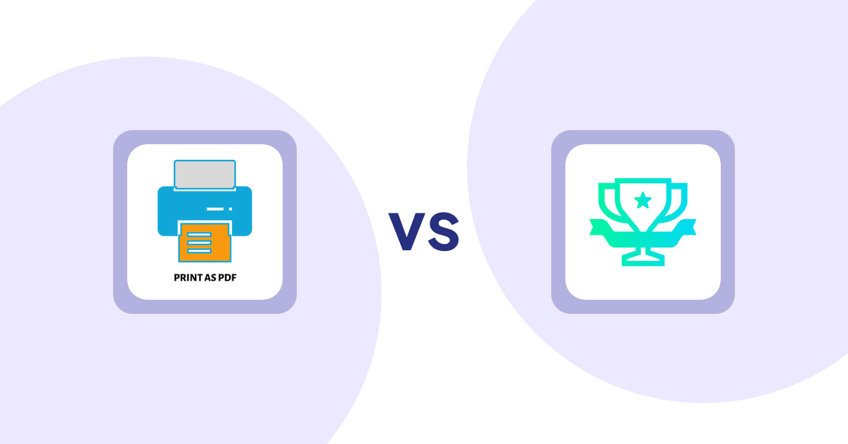 Shopify Product Display Apps: LitPDP ‑ Print as PDF vs らくらくランキング表示アプリ｜リテリア Ranking